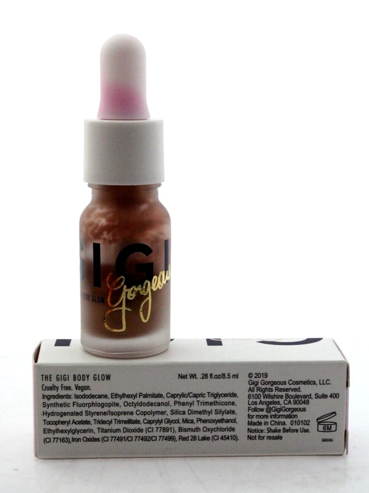 NEW / GIGI Gorgeous Cosmetics THE GIGI BODY GLOW Liquid Bronzer in Turnt - 3.1g - Image 2 of 2