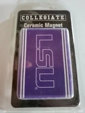 LSU Tigers Boelter Brands Purple & White Ceramic Refrigerator Magnet