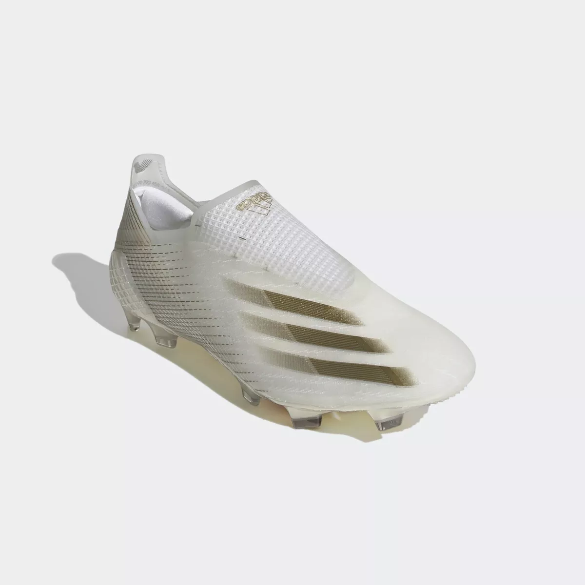 MEN S Adidas X Ghosted FG Soccer Cleats White Metallic Gold Melange EG8249