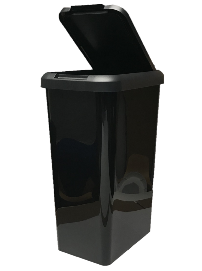 45 Litre Touch Top Kitchen Bin Rubbish Paper Waste Can Dustbin