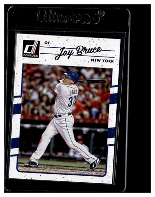 2017 Donruss #82 Jay Bruce Magenta Back