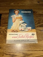 Hamilton Beach Food Mixer Instructions and Tested Recipes 1948