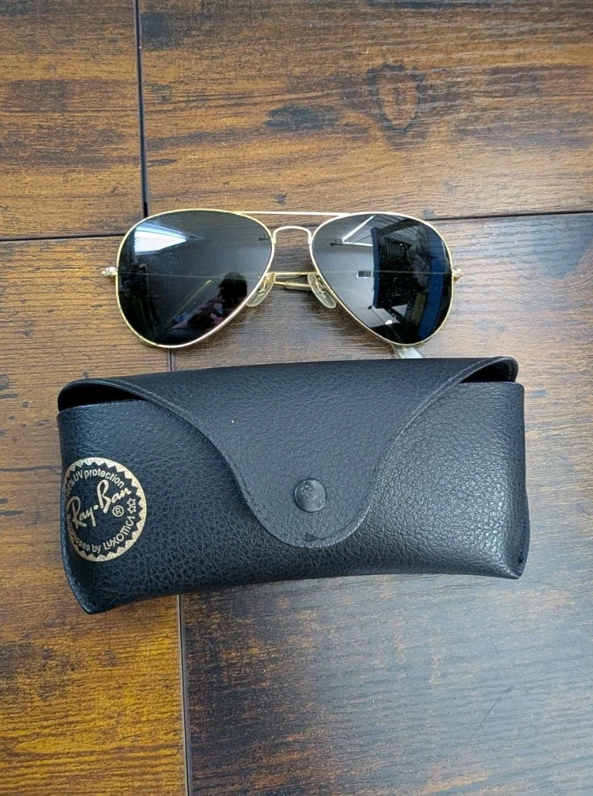 Ray-Ban Men Gold Vintage Sunglasses for sale | eBay