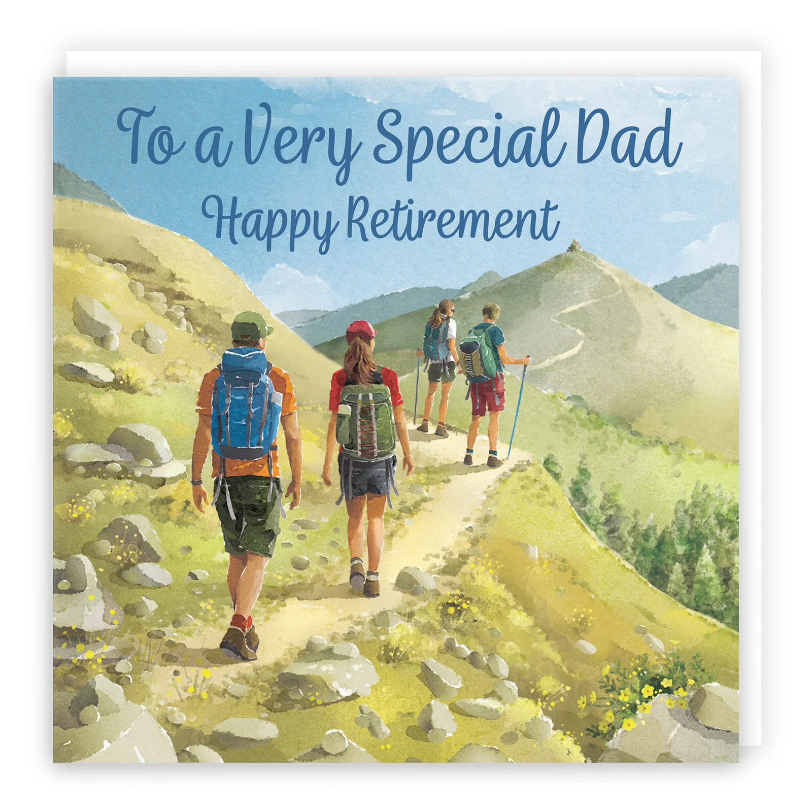 Dad Retirement Walking Card Milo's Gallery