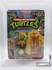 Vintage 1989 Playmates Canada TMNT Raphael Series 1 / 20 Back AFA 80 NM