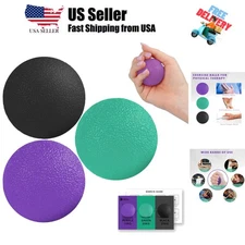 3 Pack Stress Balls for Adults, Hand Strengthening Devices Exercise Balls Phy...
