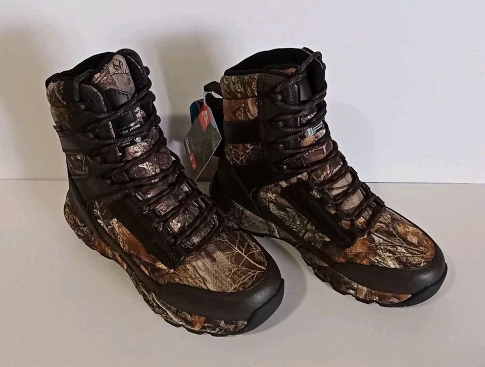 Realtree Camo Print Ozark Trail Mens Size 7 Waterproof - 3M 200g Thinsulate - Image 2 of 4
