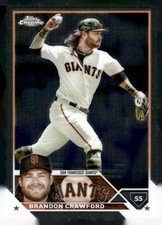 2023 Topps Chrome #195 Brandon Crawford