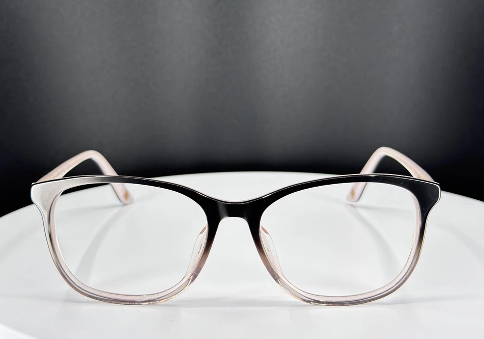 VTG LIZ CLAIBORNE LA653 HAQ Womens Grey Pink Round Eyeglasses FRAMES ONLY - Image 2 of 4