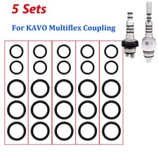 5 Sets Dental Rubber Sealing O-Ring For KAVO Multiflex Coupling