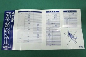 Admiral's Decision II (with obi/command all base adjacency diagram) Sega Saturn
