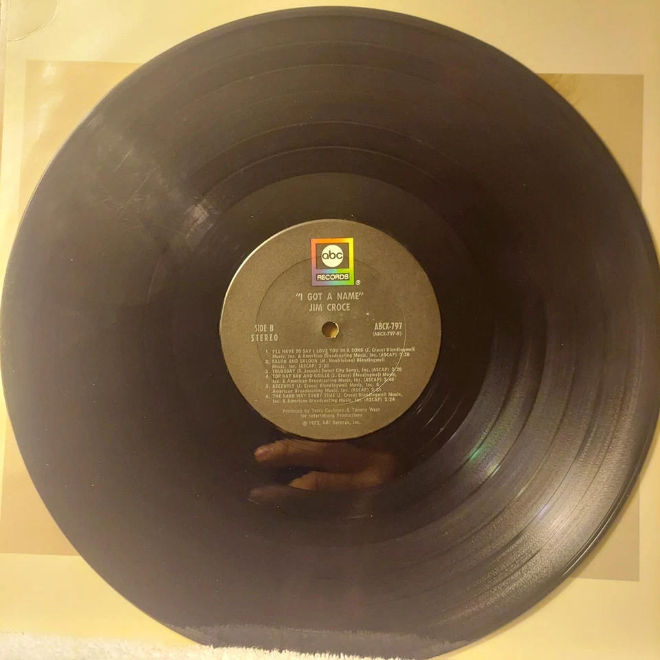 Jim Croce I Got A Name 1973 Vinyl LP ABC Records ABCX-797🔥FAST,FREE SHIPPING/VG - Image 4 of 4