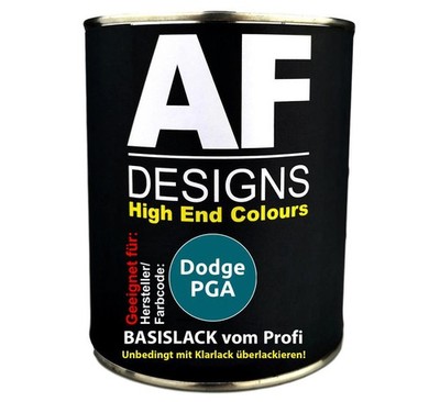500ml Autolack für Dodge PGA Peacock Green  Autolack Spritzfertig