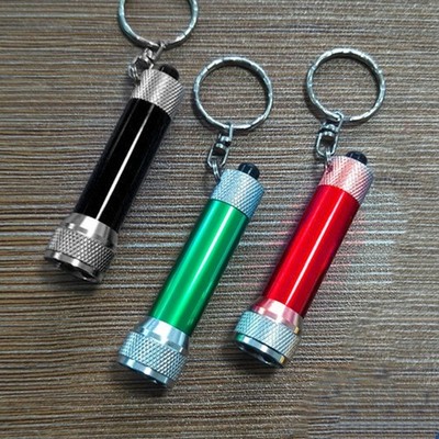 Kompakte Schlüsselanhänger Taschenlampe mit 5 LEDs leichte Aluminiumlegierung