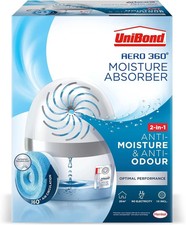 Unibond AERO 360º Moisture Absorber, 1 Device Incl. 1 Refill Tab 450G, Ultra-Abs