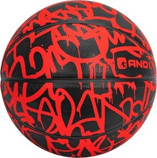 AND1 Fantom Graffiti Rubber Basketball - Streetball for Indoor and Outdoor Use,