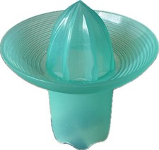 Tupperware Junge Welle Zitronenpresse Zitruspresse Orangenpresse Türkis TOP NEUw