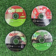 Nintendo GameCube Game Lot 4 Discs All Tested 007 Soul Caliber 2 Naruto 2 Sponge
