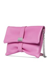 Borsa a Spalla Marc Ellis Pelle Vacchetta Off-White Donna Pink UNICA