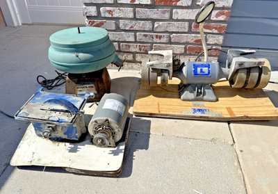 #ad LAPIDARY WORKSHOP ITEMS DIAMOND PACIFIC GENIE RAYTECH VIBRATION TUMBLER 6” Saw $1800.00