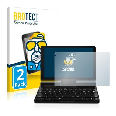 2x Schutzfolie Matt für GPD Pocket 3 Displayschutz Antireflektierend