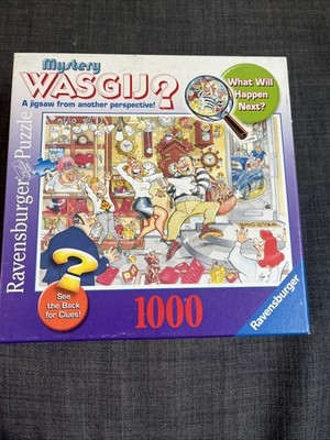 Sealed Ravensburger Jigsaw Puzzle WASGIJ Mystery ''Stop The Clock  1000 Piece New