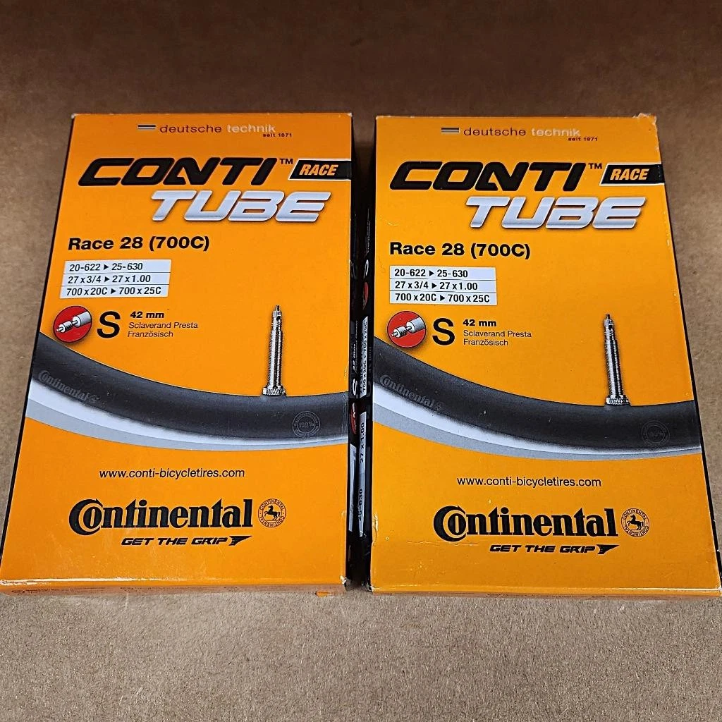 Lot De 3 Chambres à Air Continental VTT 27.5 X 1.75-2.5, Valve Presta 42mm, Neuves