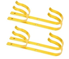 Pool Pole Hanger Premium Aluminium Holder Set of 4 Hooks for Telescopic Poles