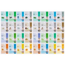 DERMAL 32 Combo Pack Korean Facial Masks - Premium Quality K-Beauty Skincare