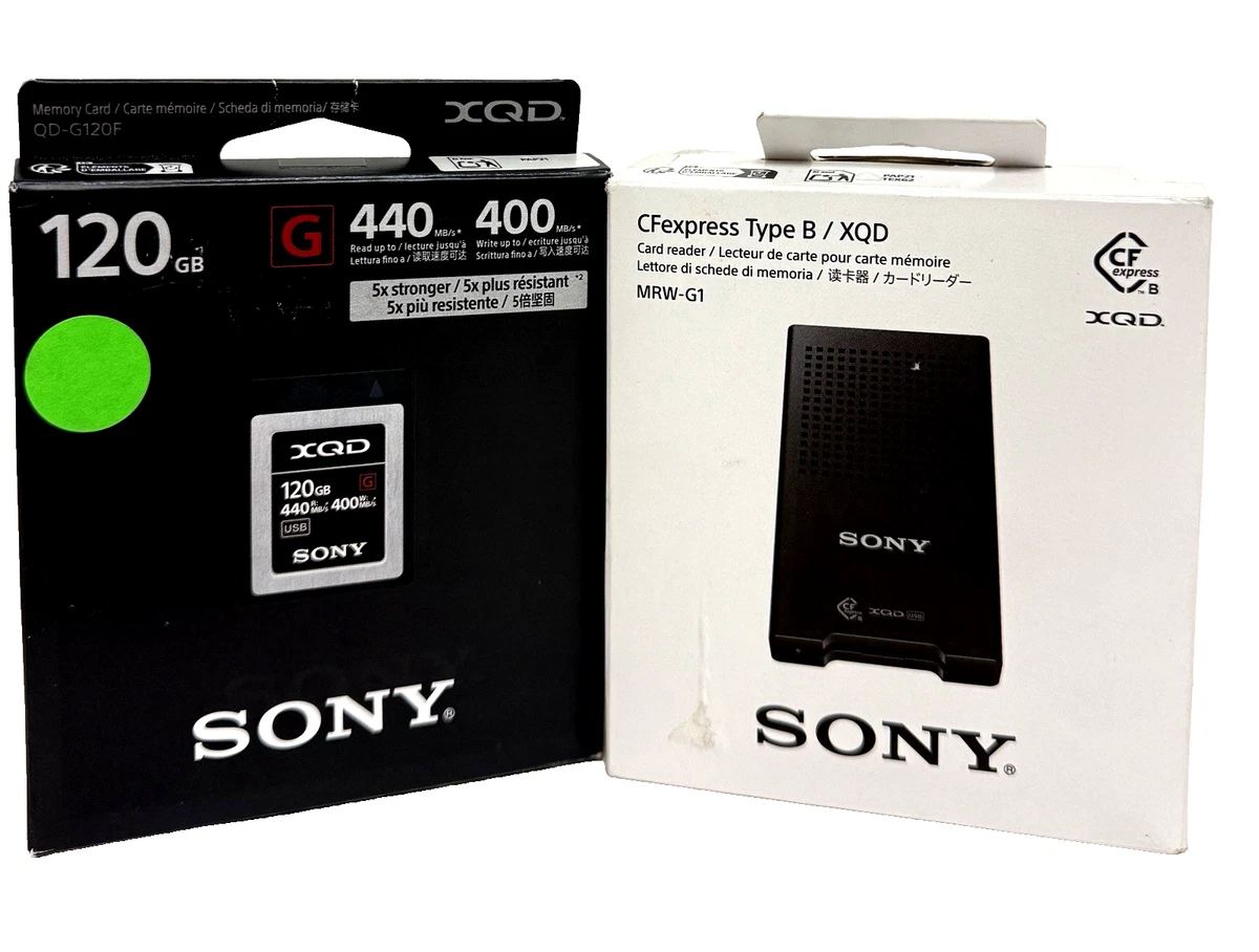 Sony XQD Camera Memory Cards 120 GB Storage Capacity for sale | eBay