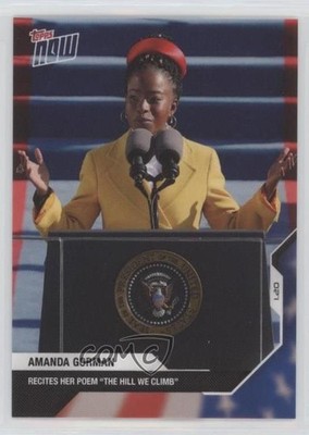 2020 Topps Now Election 2021 Inauguration /14716 Amanda Gorman #20 2o7