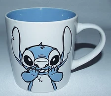 NEW Disney Stitch SURPRISE Ceramic Coffee Tea Mug Textured Letters Zrike Brands