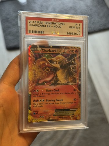 Charizard-EX graded PSA 10 for sale on eBay
