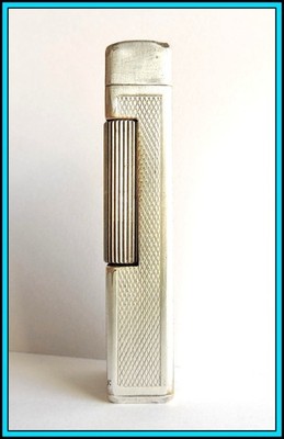 アンティーク　DUNHILL ヴィンテージ 卓上ライター　1940年代 1940's DUNHILL Standard Rollalite, Silver Plated, Petrol LIGHTER