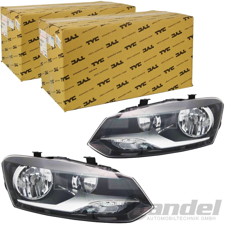 2x FAROS TYC H7/H7 IZQUIERDA+DERECHA VW POLO V 6R1 6C1 DESDE 06.2009 CON LWR