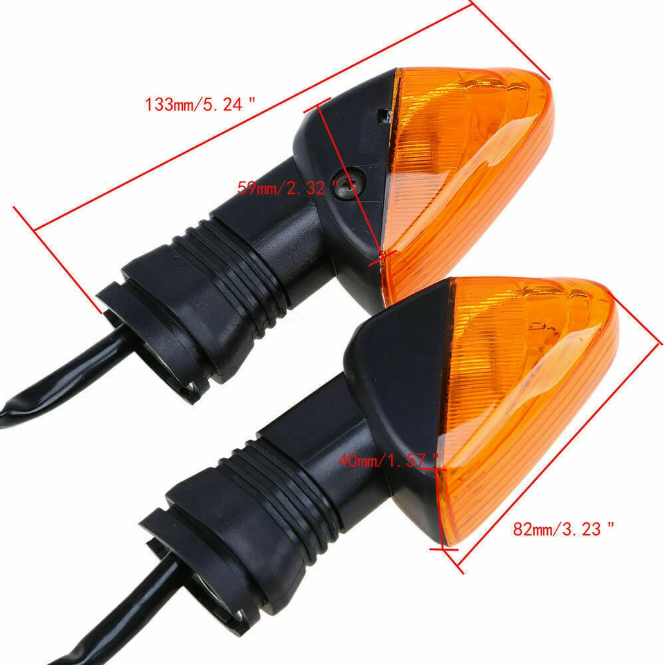 2x Luz intermitente universal apta para Kawasaki Ninja ZX636 2005-2008 Foto 2 de 4