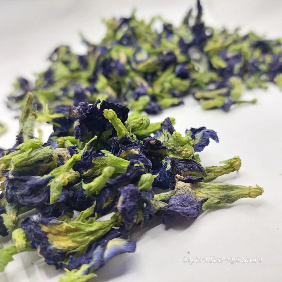 Chá de ervas 5 kg orgânico puro azul borboleta ervilha flor clitóris ternatea - Imagem 4 de 4