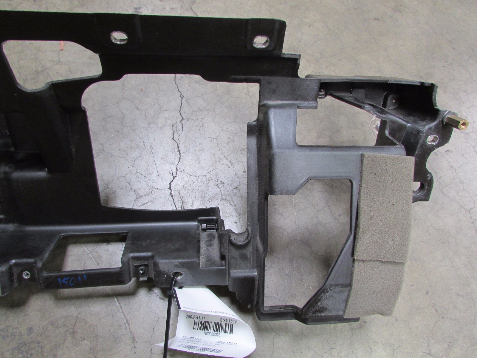 Ferrari 458 Italia, Front Lower Dash Plastic Support, Used, P/N 82509900