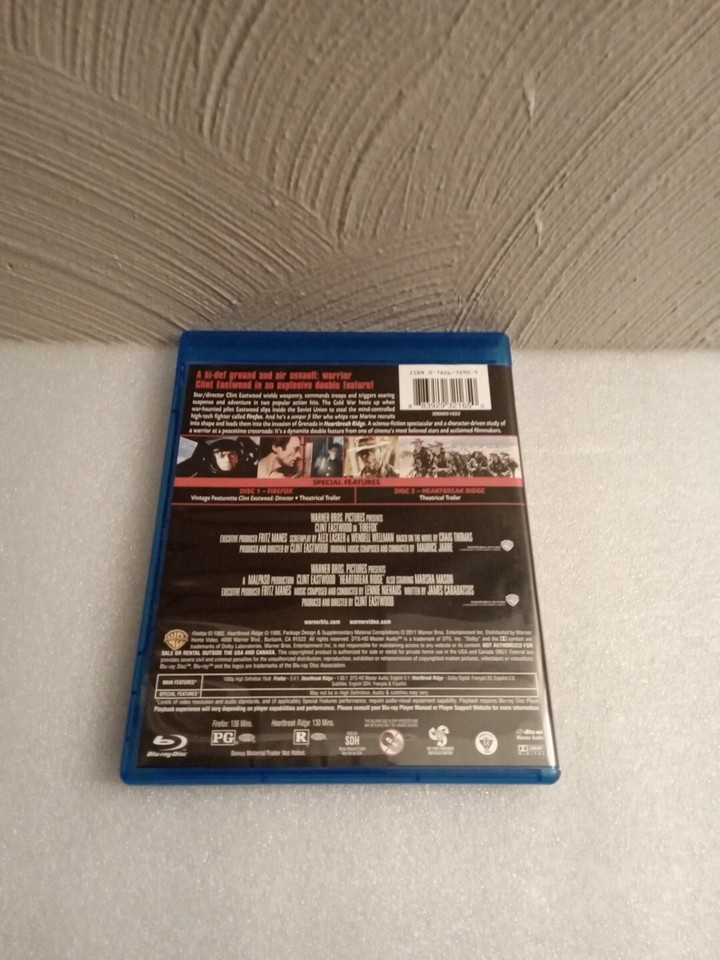 Firefox / Heartbreak Ridge (TwoMovie Collection) [Bluray] Clint