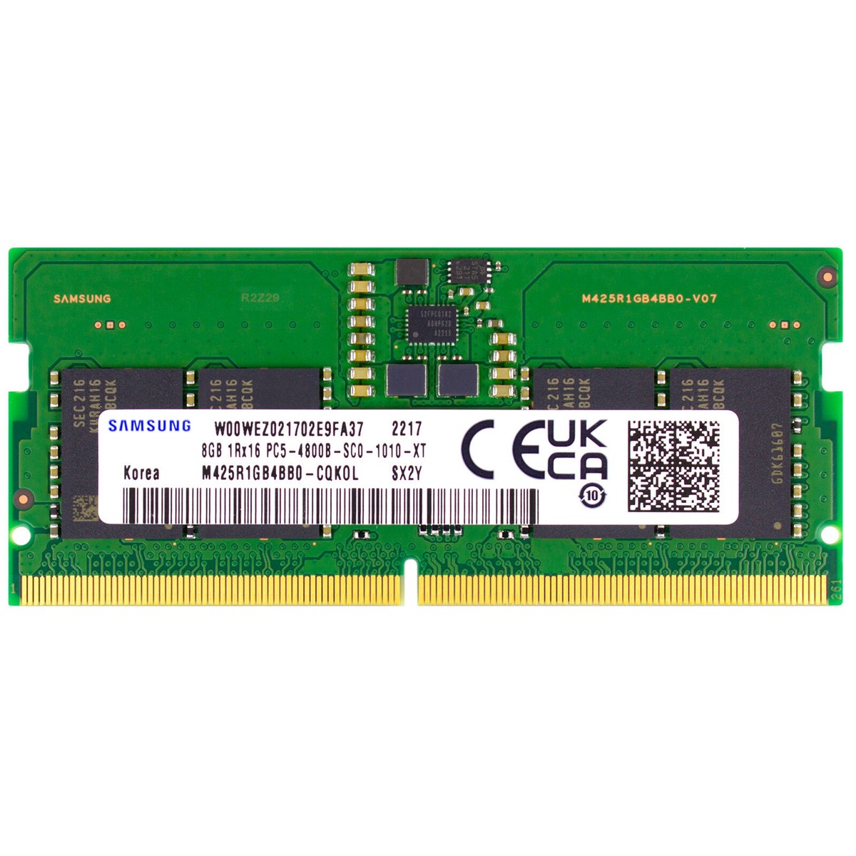 Samsung 8GB PC5-38400 DDR5 4800 MHz SO-DIMM Laptop Memory RAM