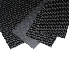 1PC Carbon Fiber Plate Sheet Thickness 1.0mm 400*500mm / 300*500mm 3K Glossy