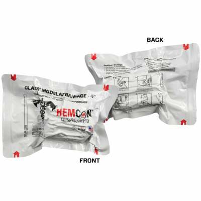 TacMed Olaes Hemcon Modular Hemostatic Bandage 4'' Flat Pack 
