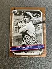 2005 Upper Deck Classics Babe Herman  #4 Brooklyn Dodgers