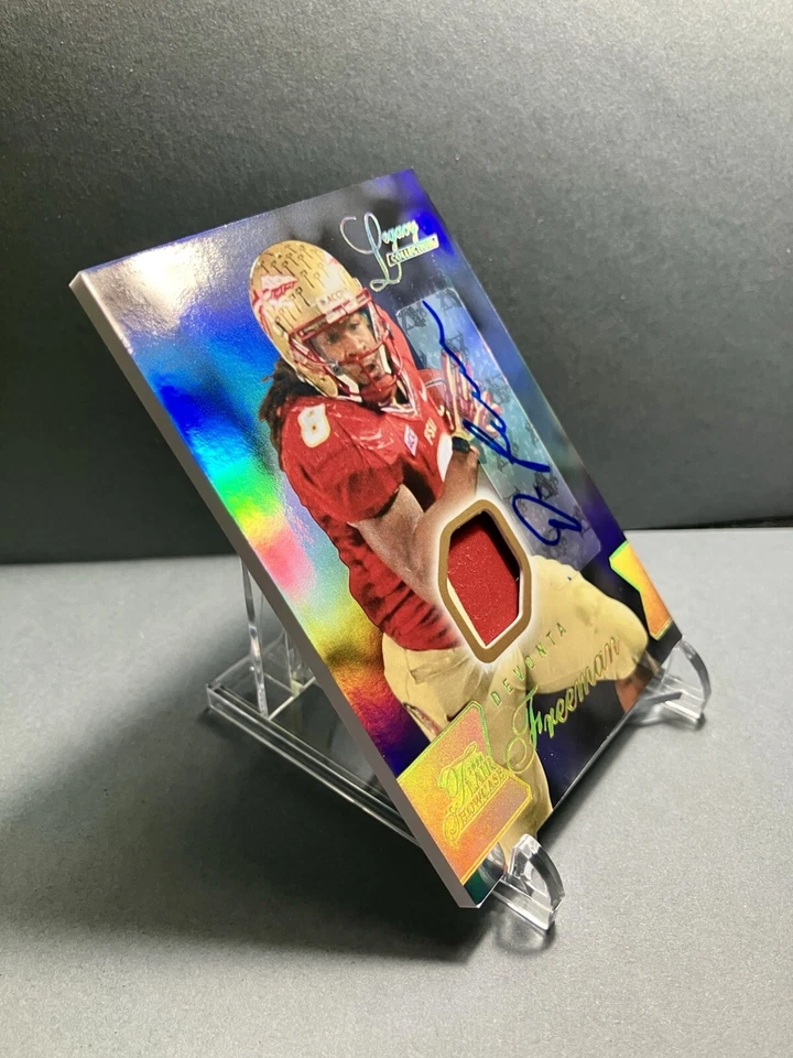 2014 DEVONTA Freeman Fleer Flair Showcase Legacy Collection 040/125 Card# 140 - Image 2 of 4