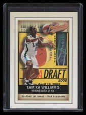 2002 Fleer Authentix WNBA 106 Tamika Williams Rookie 636/2002