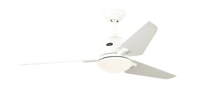 Energiespar Deckenventilator mit Licht und Fernbedienung Eco Aviatos 132 cm Weiß - Bild 1 von 3