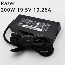 Genuine Razer Blade Pro 17 200W 19.5V 10.26A Charger RC30-0238 Power Adapter