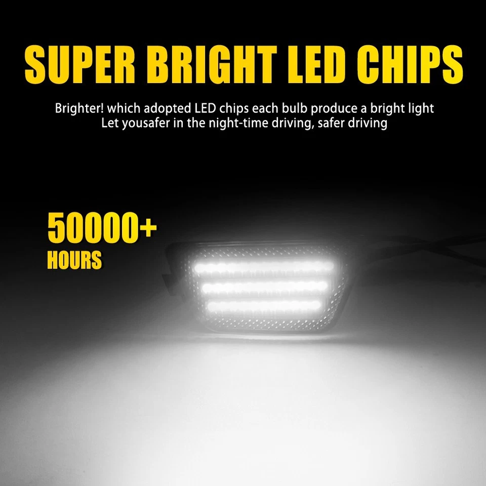 Luces blancas marcadoras laterales delanteras LED ahumadas para Chevrolet Cruze T 2011-2015 Foto 4 de 4