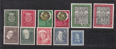 BRD, 1951 Jahrgang ohne Posthornsatz **, (35873) - Bild 1 von 2
