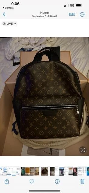 Louis Vuitton Discovery Backpack PM Monogram Macassar